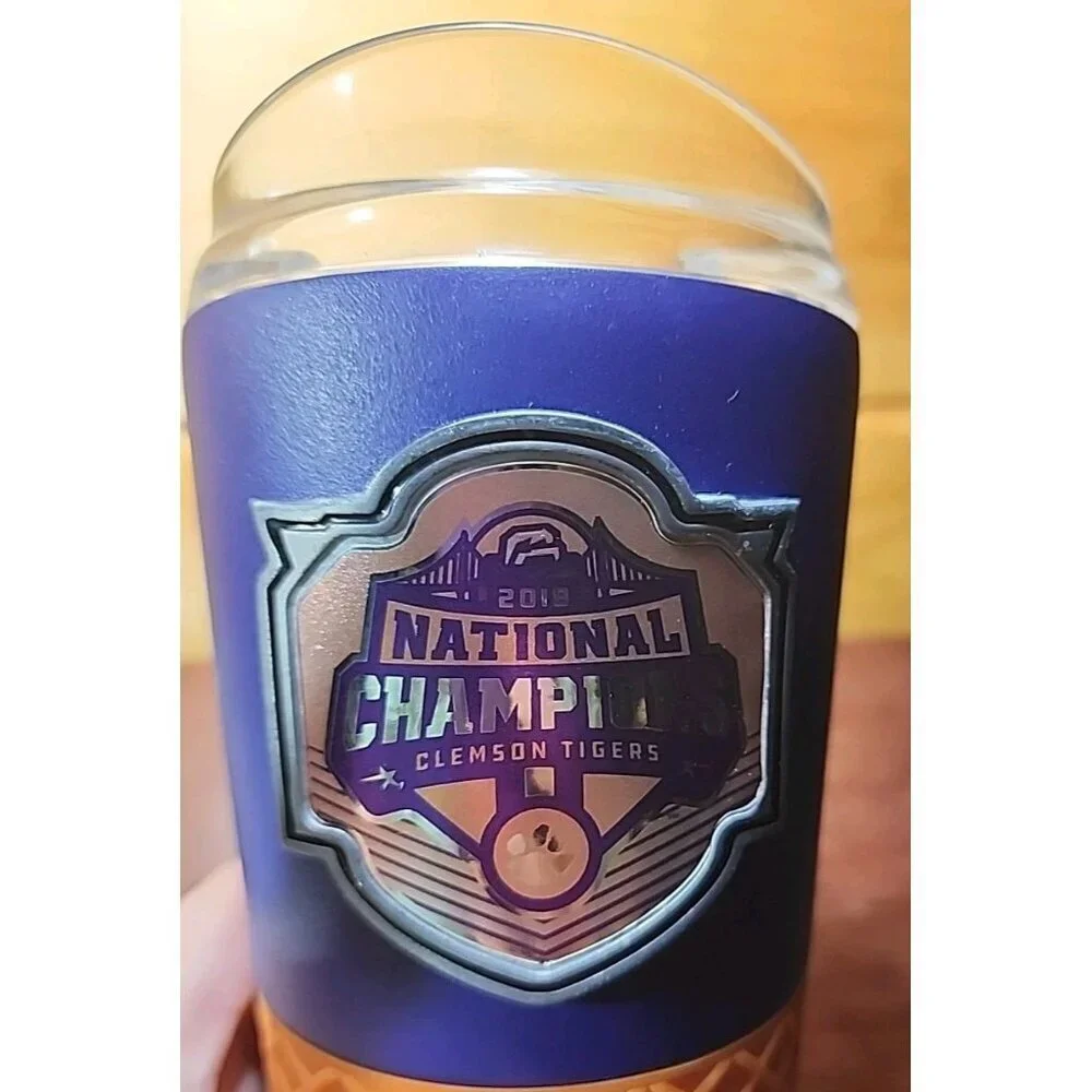 20oz Tumbler 2018 Clemson Tigers National Champions